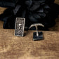 Small Skulls Bone Cufflinks - 925 Silver Handmade