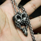 Double Horned Beast Pendant ¨C 925 Silver Handmade
