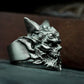 Demon Face Ring ¨C 925 Silver Handmade