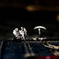 White Elephant Cufflinks - 925 Sterling Silver Handmade