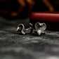 Cobra Snake Cufflinks - 925 Sterling Silver Handmade