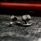 Cobra Snake Cufflinks - 925 Sterling Silver Handmade