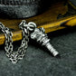 Ram Head Key Pendant ¨C 925 Silver Handmade
