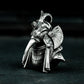 Thoth Ibis Pendant with Cybernetic Style - 925 Sterling Silver Handmade