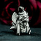 Horus Falcon Pendant with Armored Detail - 925 Sterling Silver Handmade