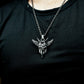 Winged Warrior Pendant with Blade and Shield - 925 Sterling Silver Handmade