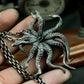 Octopus Pendant - 925 Silver Handmade Deep Sea Creature