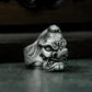 Tengu Ring ¨C Handmade 925 Silver Japanese Spirit Band