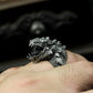Tyrannosaurus Bone Ring - 925 Sterling Silver Handmade