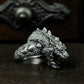 Tyrannosaurus Bone Ring - 925 Sterling Silver Handmade