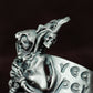Death Knight Ring with Cloak and Blade ¨C 925 Sterling Silver Handmade