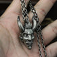 Weird Satan Pendant - 925 Silver Handmade