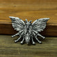 Death Moth Pendant ¨C Handmade 925 Silver Gothic Insect Necklace