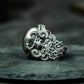 Taotie Texture Ring - 925 Silver Handmade