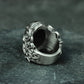 Taotie Texture Ring - 925 Silver Handmade