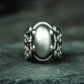 Taotie Texture Ring - 925 Silver Handmade