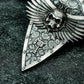 British Mourning Pendant - 925 Silver Handmade