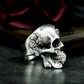 Half Skull Ring - 925 Silver Handmade Death & Decay