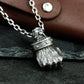 Five Goat Heads Pendant ¨C 925 Silver Handmade