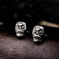 Gothic Baroque Skull Cufflinks - Vintage Design 925 Silver Handmade