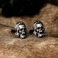 Halfjaw Skull Cufflinks - 925 Sterling Silver Handmade