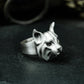 Wolf Minimalist Ring ¨C 925 Silver Handmade