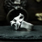 Wolf Minimalist Ring ¨C 925 Silver Handmade