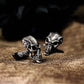 Skeleton Warrior Skull Cufflinks - 925 Sterling Silver Handmade