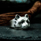 Raccoon Minimalist Ring ¨C 925 Silver Handmade