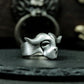 Bull Skull Ring ¨C 925 Silver Handmade