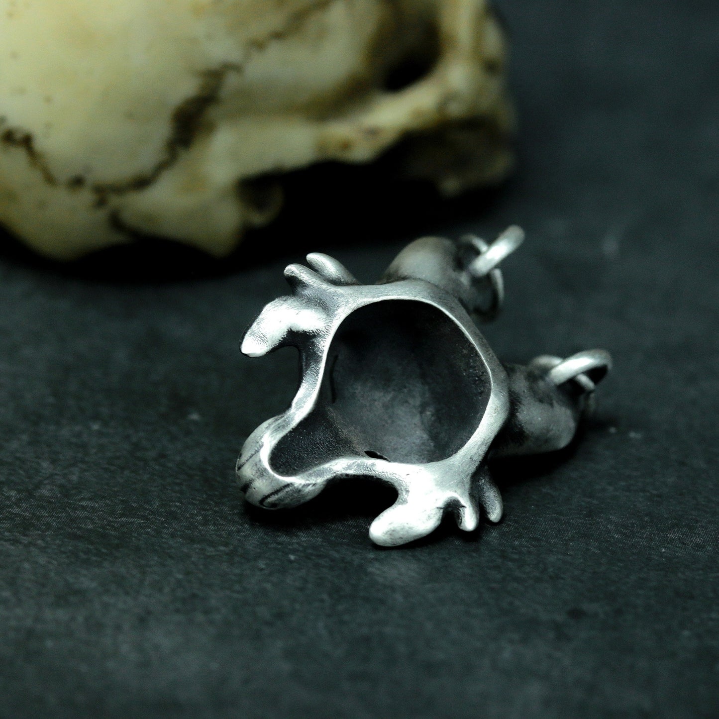 Wolf Mask Pendant - 925 Silver Handmade