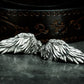 Soaring Wing Ring with Feathered Detail - 925 Sterling Silver Handmade