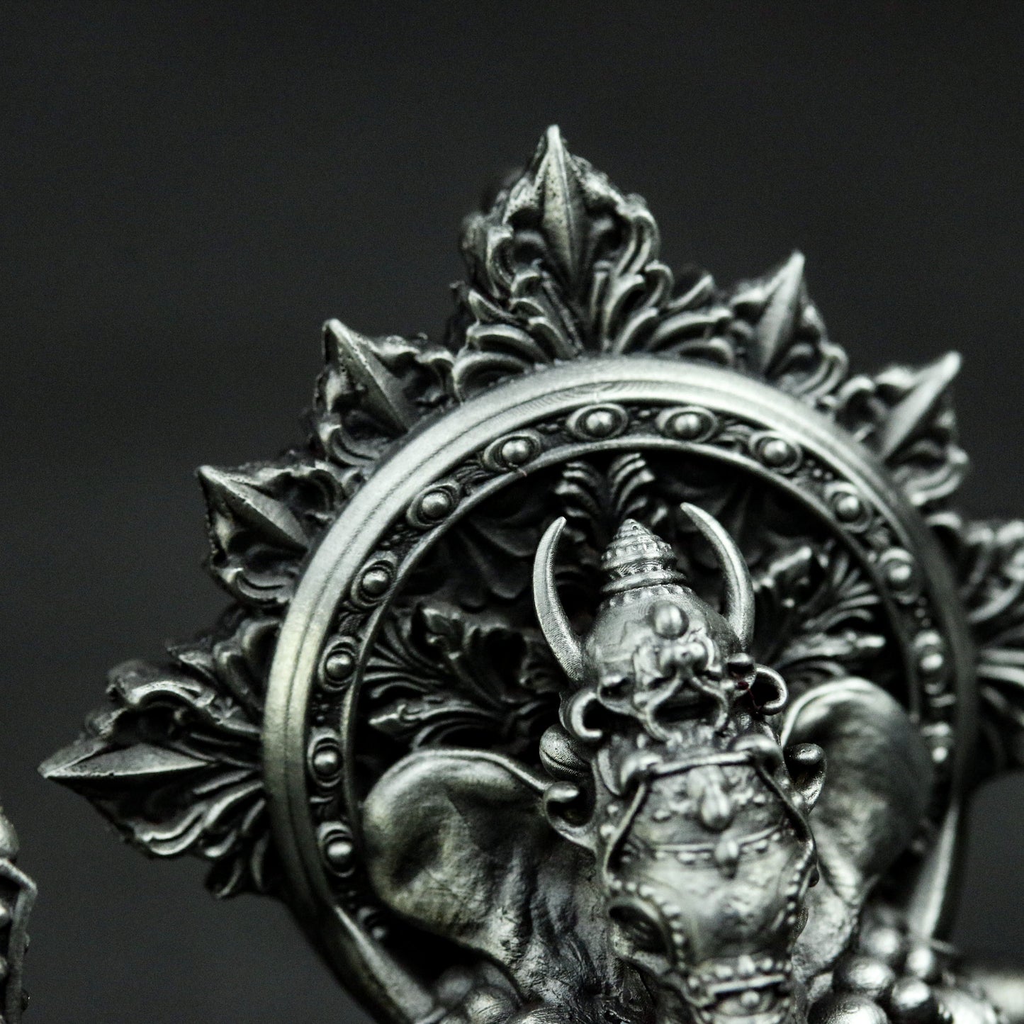 Multi-Armed Deity Pendant ¨C 925 Silver Handmade