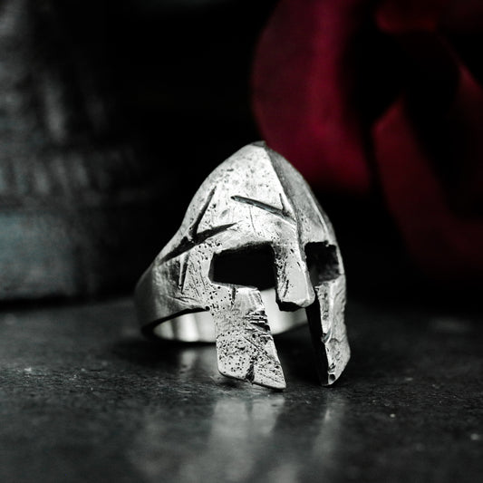 Spartan Warrior Ring - 925 Silver Handmade