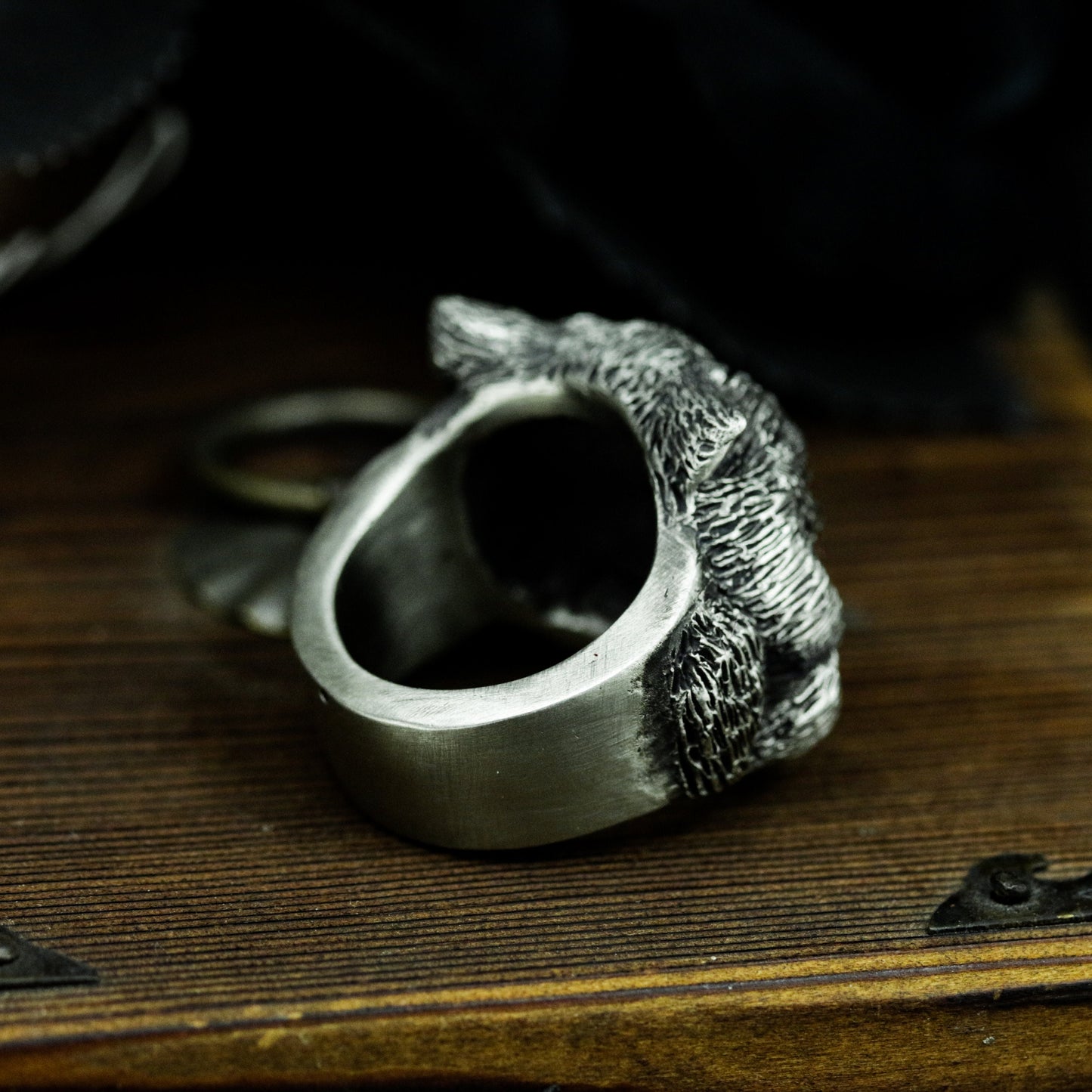 Cheshire Cat Ring  ¨C 925 Sterling Silver Handmade