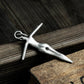 Nude Girl Cross Pendant - 925 Silver Handmade