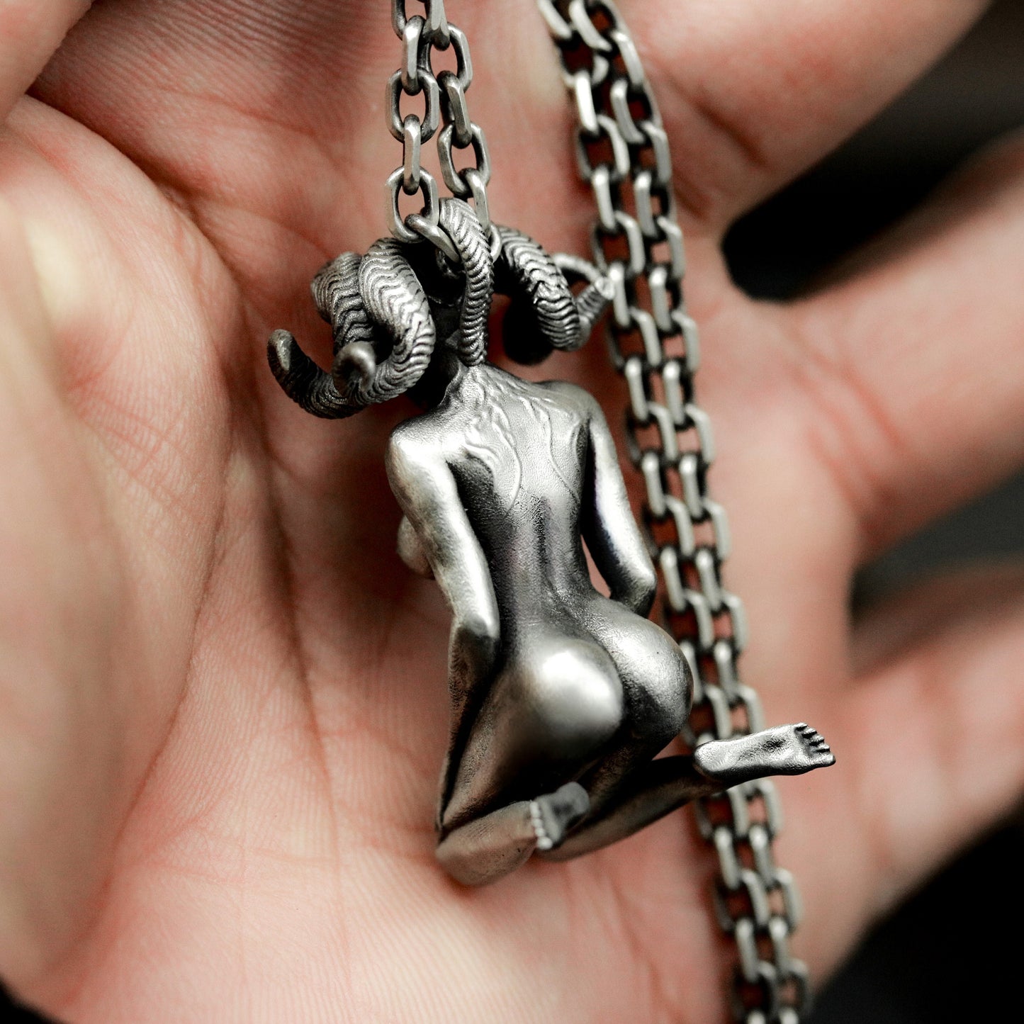 Succubus Pendant - 925 Silver Handmade
