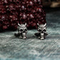 Skull Cufflinks - Handmade 925 Silver Gothic Style