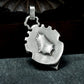 Steampunk Shield Pendant ¨C 925 Silver Handmade