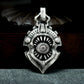 Steampunk Shield Pendant ¨C 925 Silver Handmade