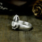 Cat Face Ring ¨C 925 Silver Handmade
