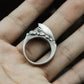 Shark Fin Ring - 925 Silver Handmade