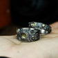 Moon Volcano Couple Ring - 925 Silver Handmade