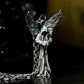 Winged Watcher Pendant ¨C 925 Silver Handmade