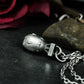 Bomb Pendant in Vintage Style - 925 Sterling Silver Handmade