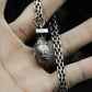 Bomb Pendant in Vintage Style - 925 Sterling Silver Handmade