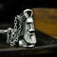 Moai Totem Pendant ¨C 925 Sterling Silver Handmade