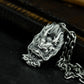 Flaming Dragon Head Pendant ¨C 925 Sterling Silver Handmade