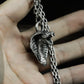 Cobra Head Pendant with Flared Hood ¨C 925 Sterling Silver Handmade