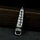 Engraved Ritual Dagger Pendant - 925 Sterling Silver Handmade